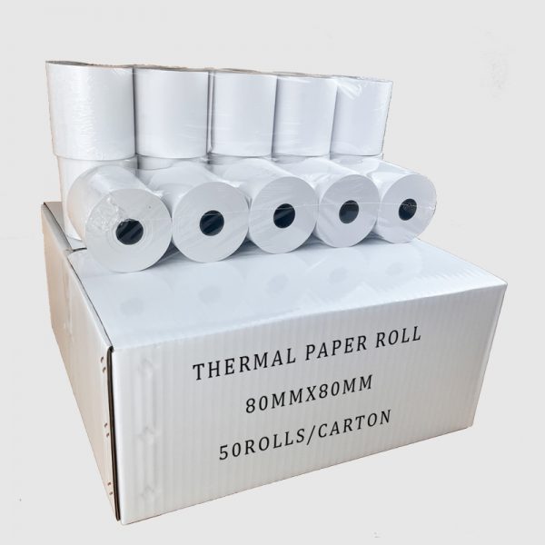Thermal Paper Roll 80mm x 80mm: GSM/ Length/ Weight